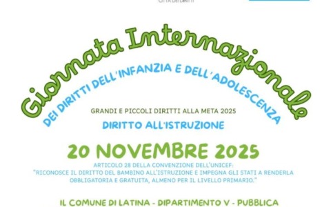 Il Comune e Unicef insieme per i diritti dell’infanzia il 20 novembre