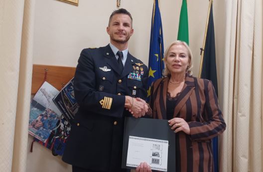 Il sindaco Matilde Celentano incontra il nuovo comandante del 70° Stormo