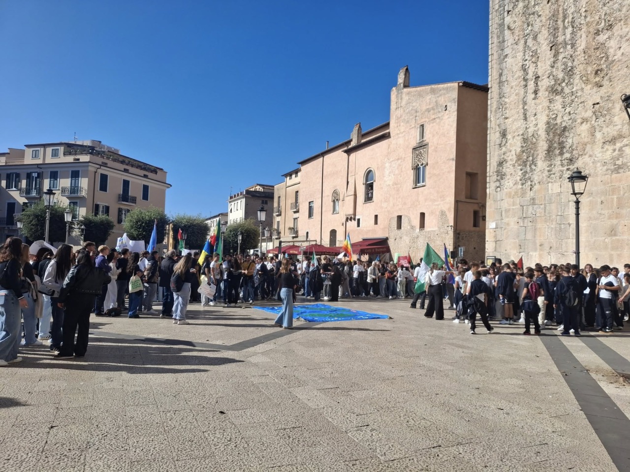 Manifestazione a Fondi: “Se vuoi la pace prepara la pace”