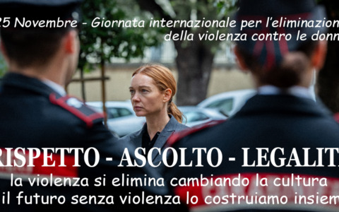 25 novembre: iniziativa dell’Arma dei Carabinieri per la prevenzione della violenza