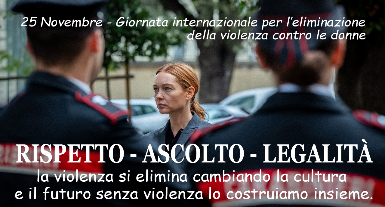 25 novembre: iniziativa dell’Arma dei Carabinieri per la prevenzione della violenza