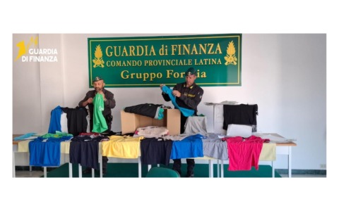 Capi di abbigliamento sequestrati donati alla Caritas Diocesana