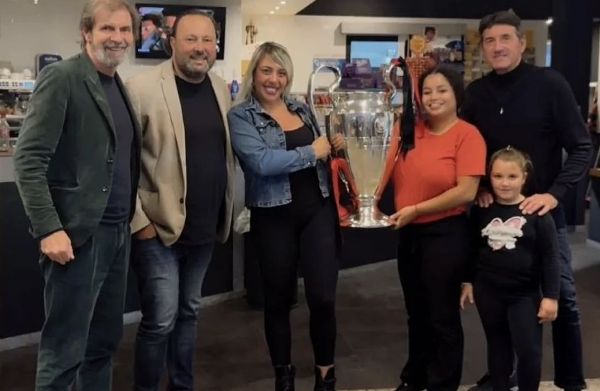 Giovanni e Filippo Galli celebrano il Milan Club Terracina rossonera