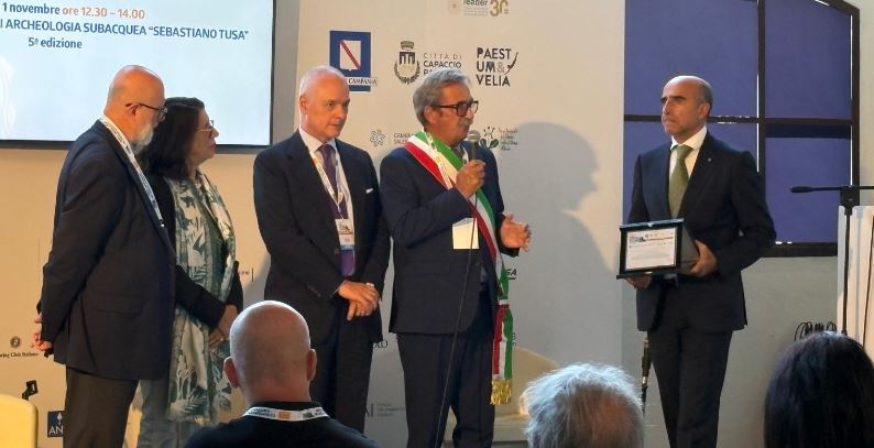 Il Comune di San Felice Circeo vince il Premio Sebastiano Tusa per l’Archeologia Subacquea