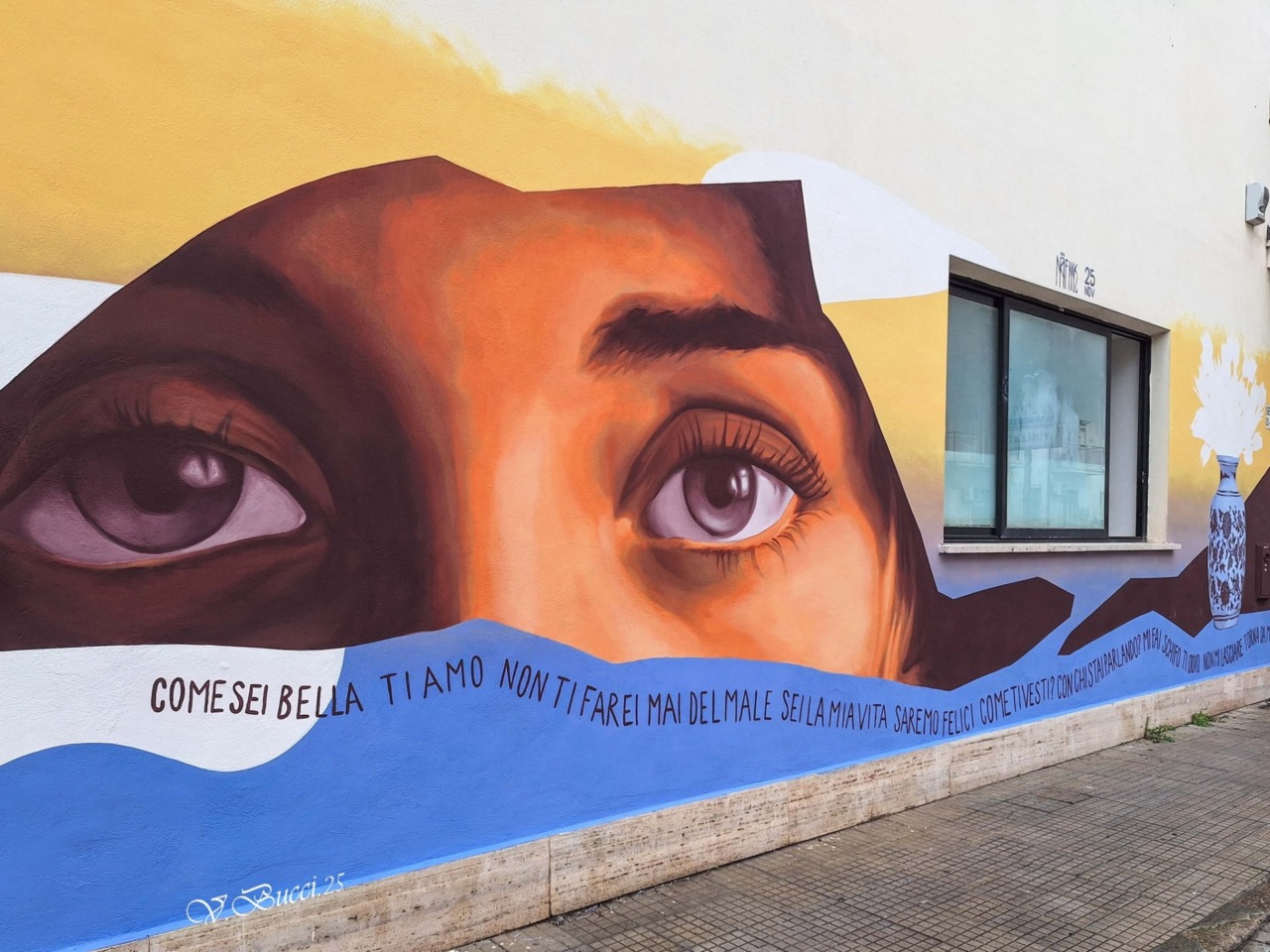 Inaugurata una nuova opera per sensibilizzare sulla violenza di genere