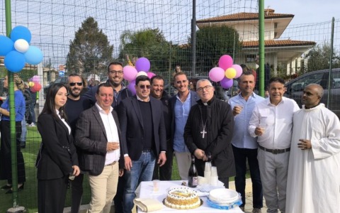 Inaugurato il campo polivalente della Parrocchia del Buon Pastore