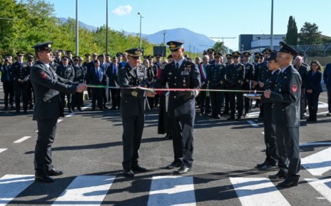 Inaugurato il nuovo ingresso dell’Aeroporto “E. Comani” del 70° Stormo