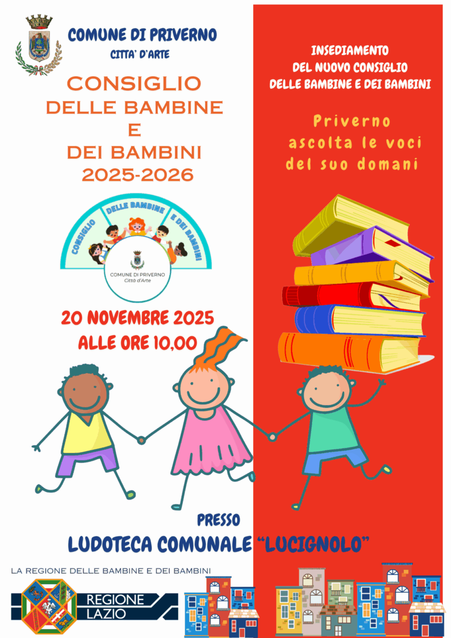Insediamento del Consiglio Comunale delle Bambine e dei Bambini