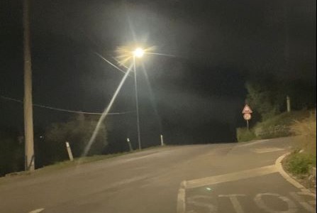 Installati nuovi lampioni sulla strada provinciale Le Pastine