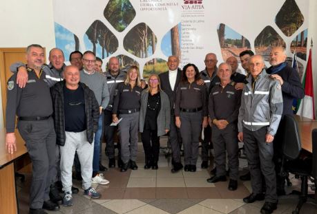 Latina, nuovi gradi per il Corpo di Polizia Provinciale