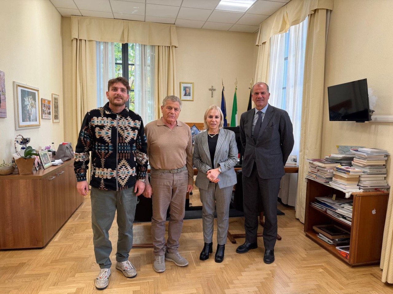 Matilde Celentano incontra i nuovi proprietari dell’ex zuccherificio