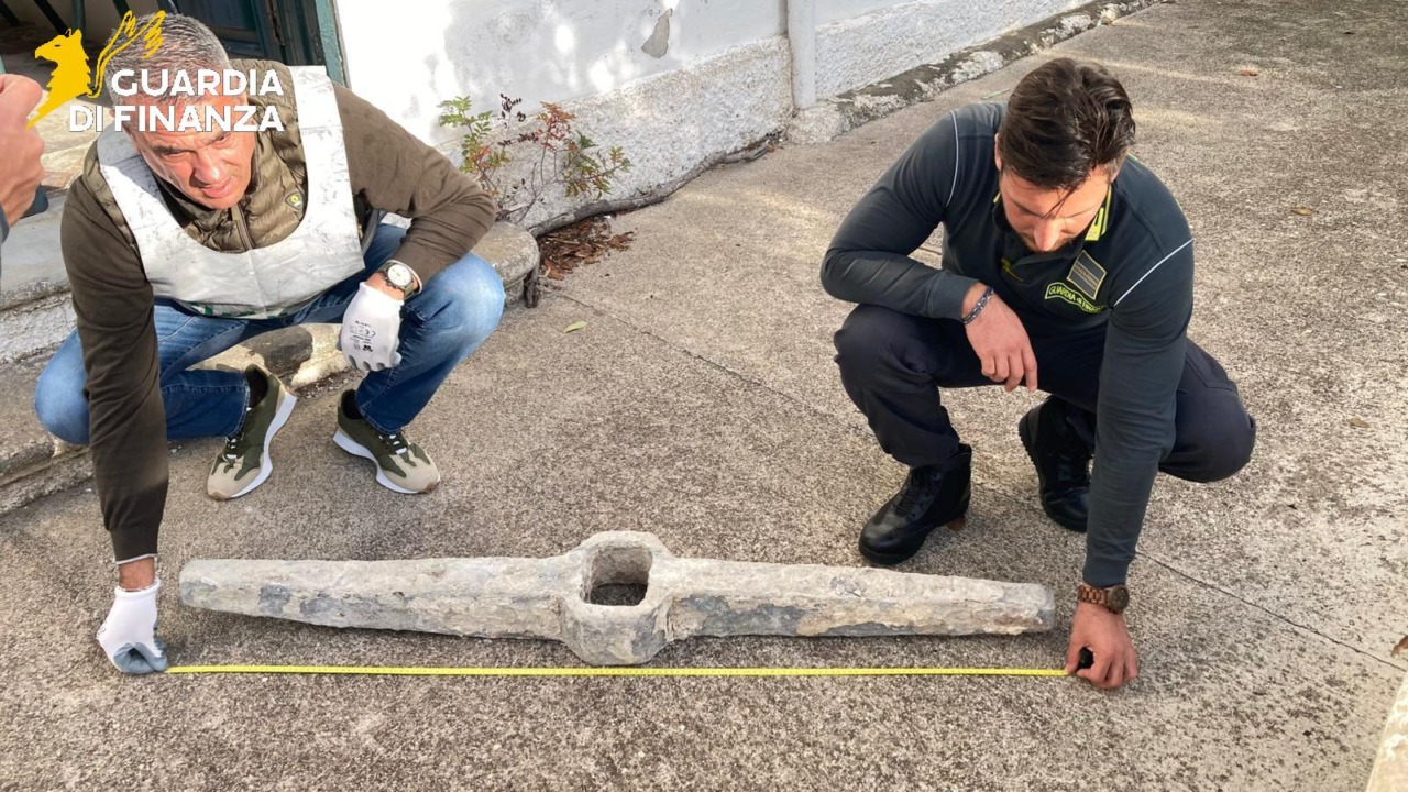 Trovato un ceppo d’ancora romana sull’isola di Zannone