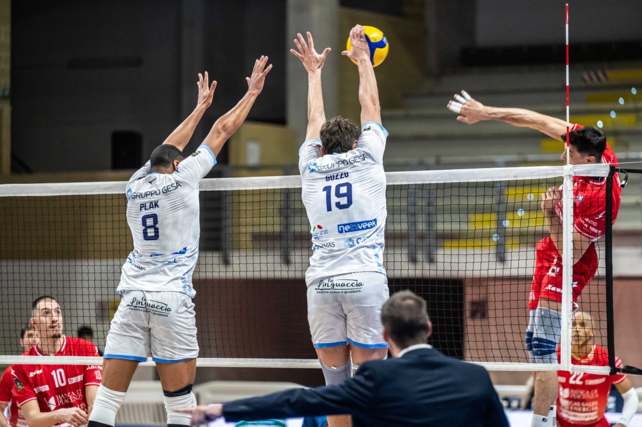 Cisterna perde contro Piacenza: 1-3 e quarta sconfitta di fila