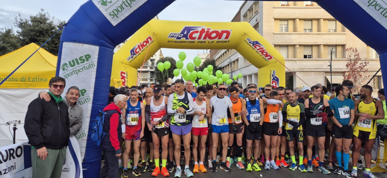 La Maratona di Latina: oltre mille partecipanti e un grande successo