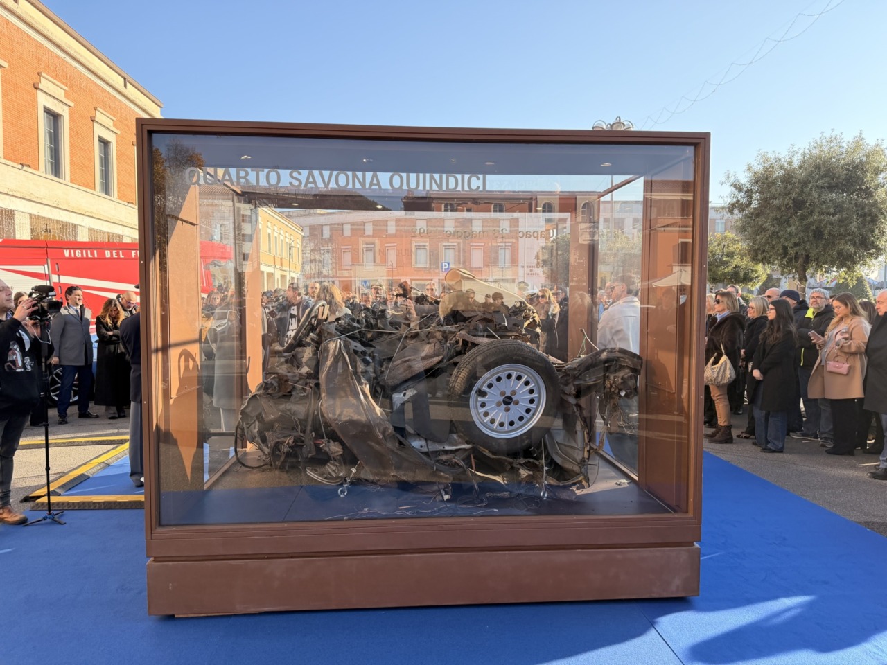 La teca della “Quarto Savona 15” torna a Latina: un ricordo di legalità e impegno civile