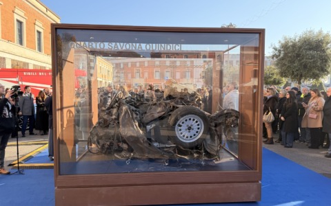 La teca della “Quarto Savona 15” torna a Latina: un ricordo di legalità e impegno civile