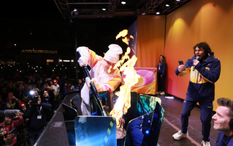 Latina celebra l’arrivo della fiamma olimpica: una festa per la città