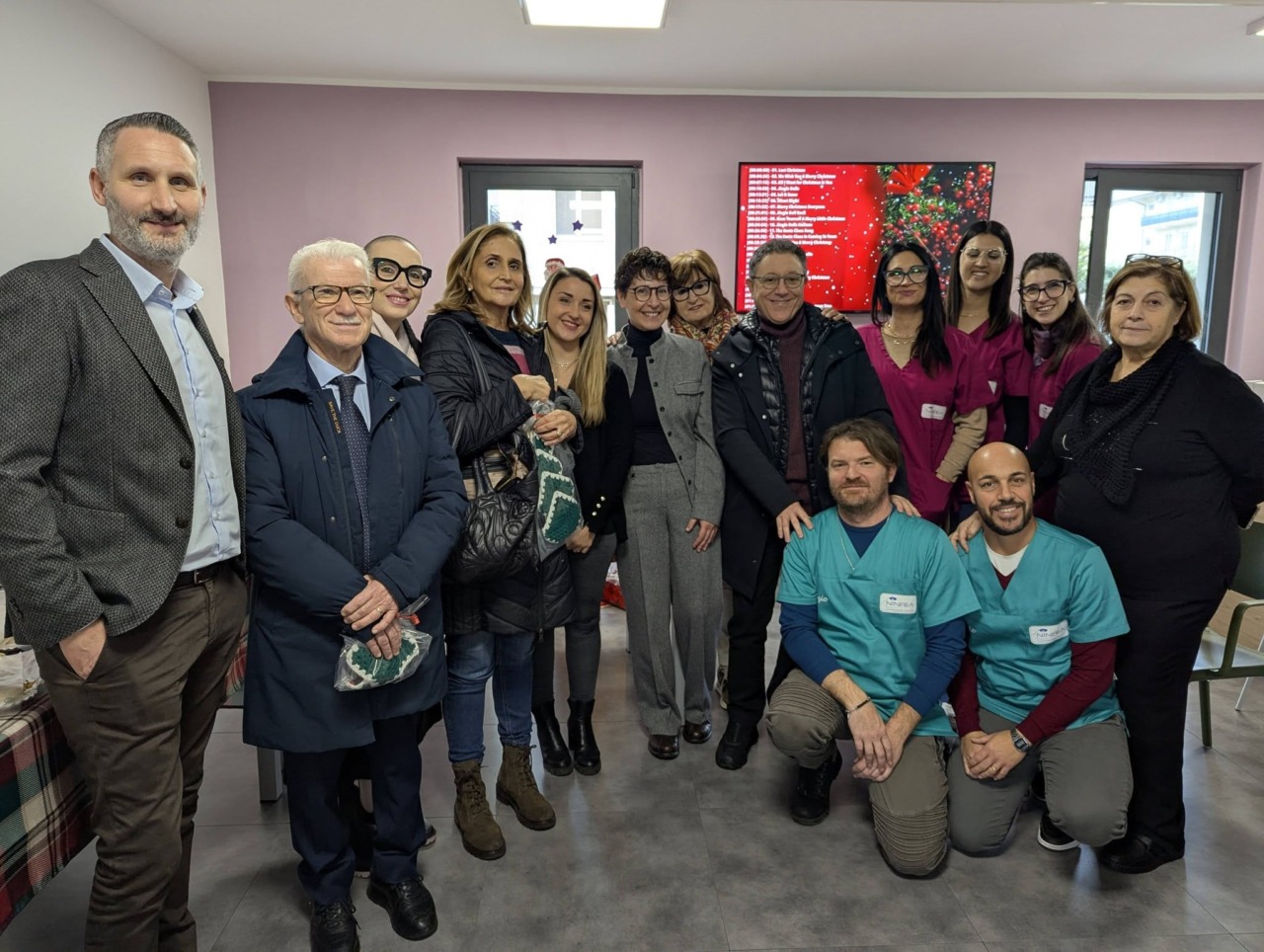 Memory Care, il sindaco Maschietto partecipa al brindisi di Natale