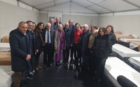 Sopralluogo al dormitorio invernale del Sindaco di Latina