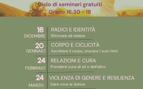 “Viaggio al femminile”, un percorso di consapevolezza e ascolto