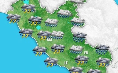 Allerta arancione per maltempo in provincia di Latina e Frosinone