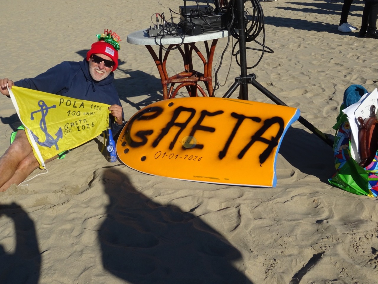 Il primo tuffo dell’anno a Serapo