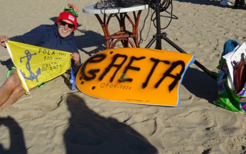 Il primo tuffo dell’anno a Serapo