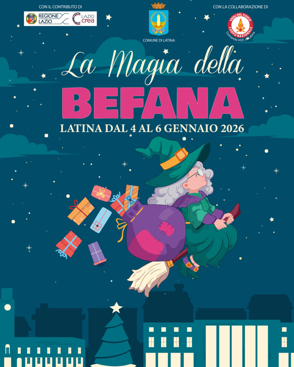 “La Magia della Befana”: tre giorni di festa a Latina