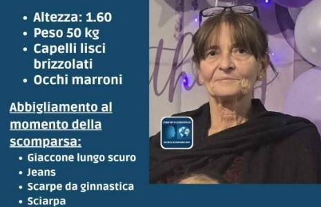 La signora Francesca Candeloro ritrovata dalla Polizia dopo giorni di angoscia