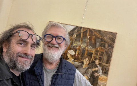 Opere di Roberto Andreatini e Claudio Cecconi al Foyer della Sala Cambellotti