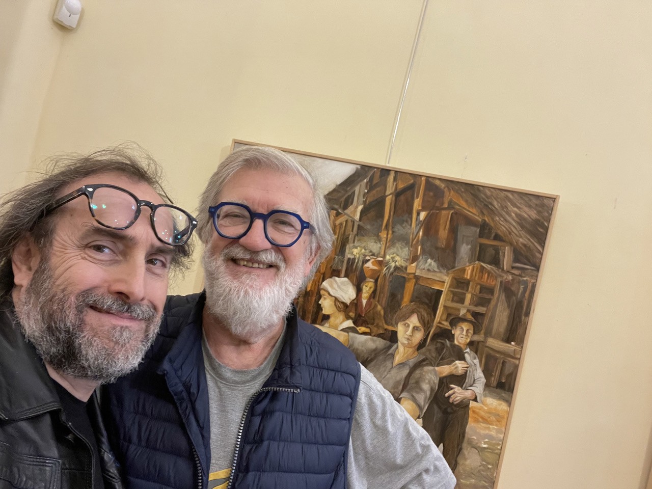 Opere di Roberto Andreatini e Claudio Cecconi al Foyer della Sala Cambellotti