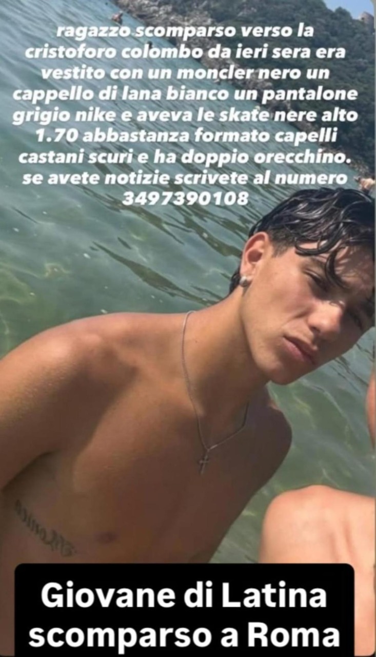 Scomparso un ragazzo di 16 anni a Roma: attive le ricerche nella capitale