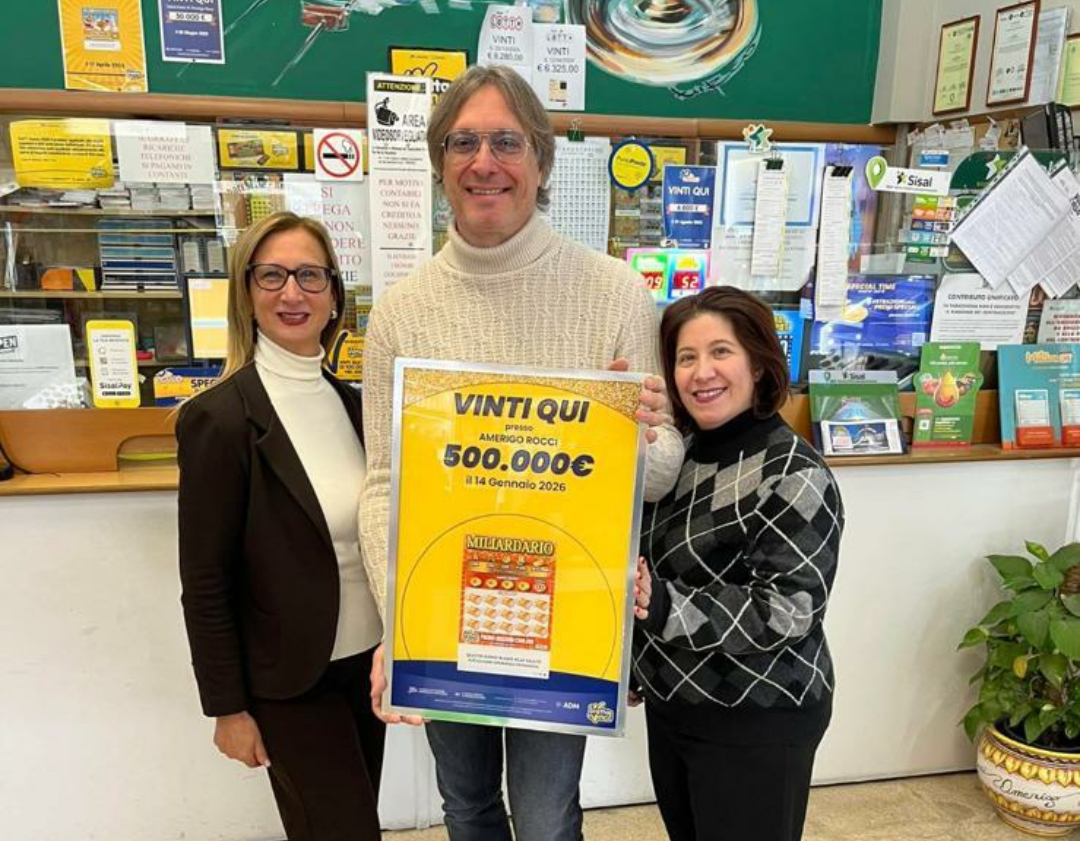 Terracina: un gratta e vinci da 5 euro regala 500.000 euro