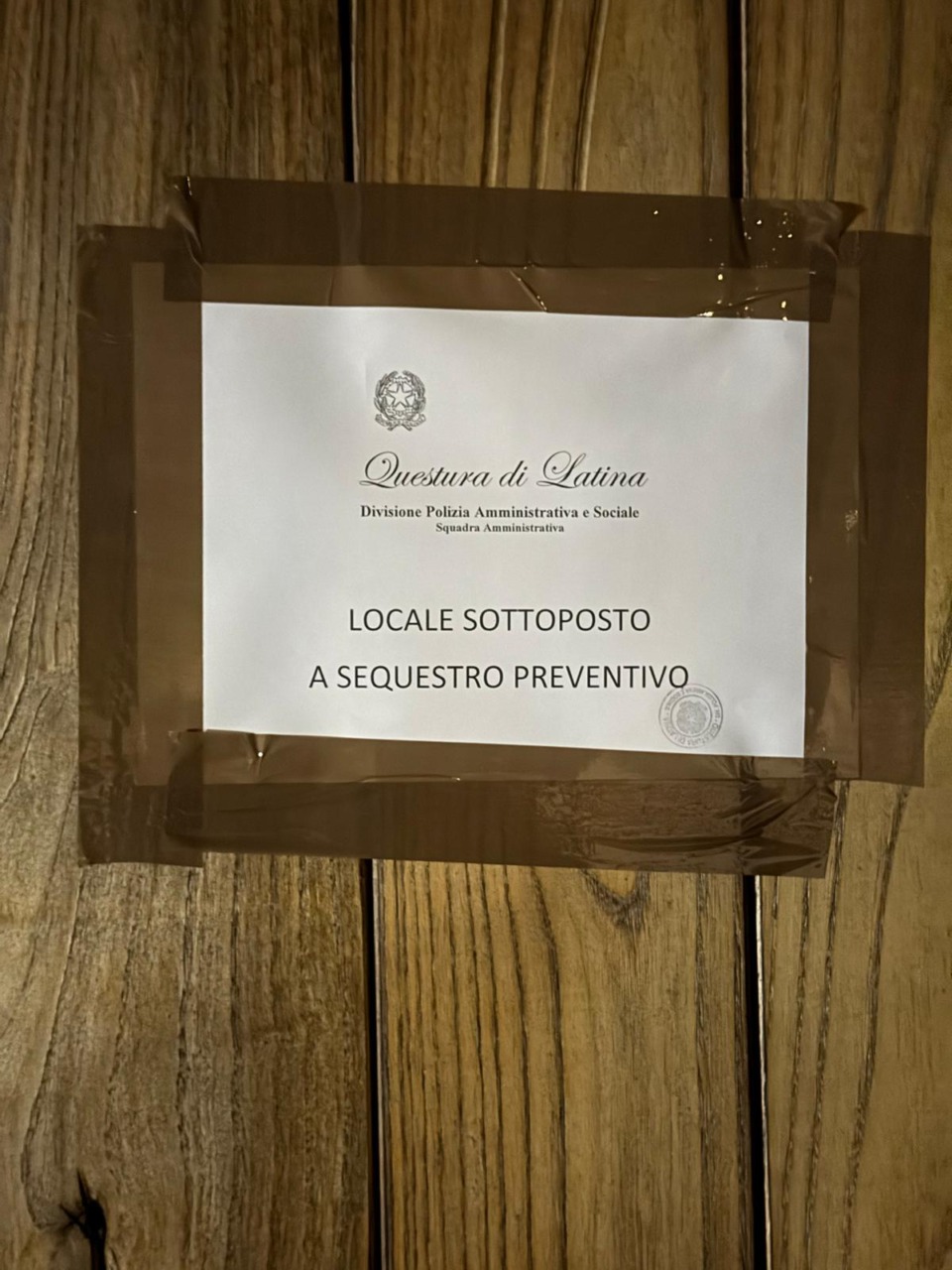 Chiusura del locale Babù per gravi irregolarità