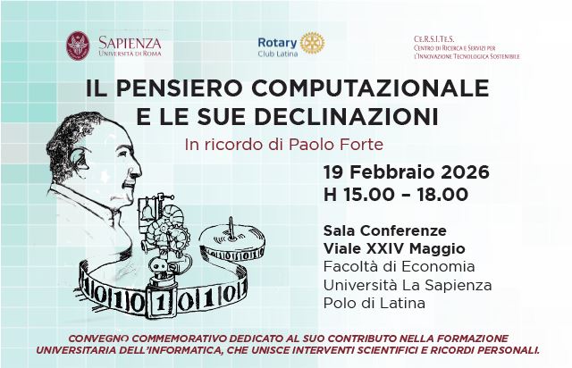 Convegno dedicato a Paolo Forte sul pensiero computazionale e le sue declinazioni