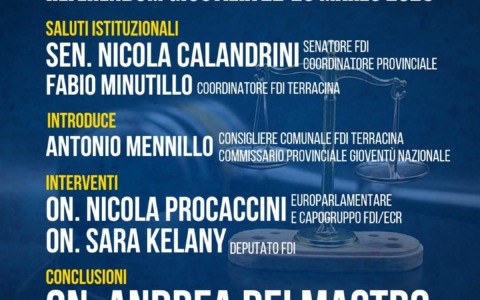 Discussione sul referendum “Le ragioni del sì” all’Hotel Palace