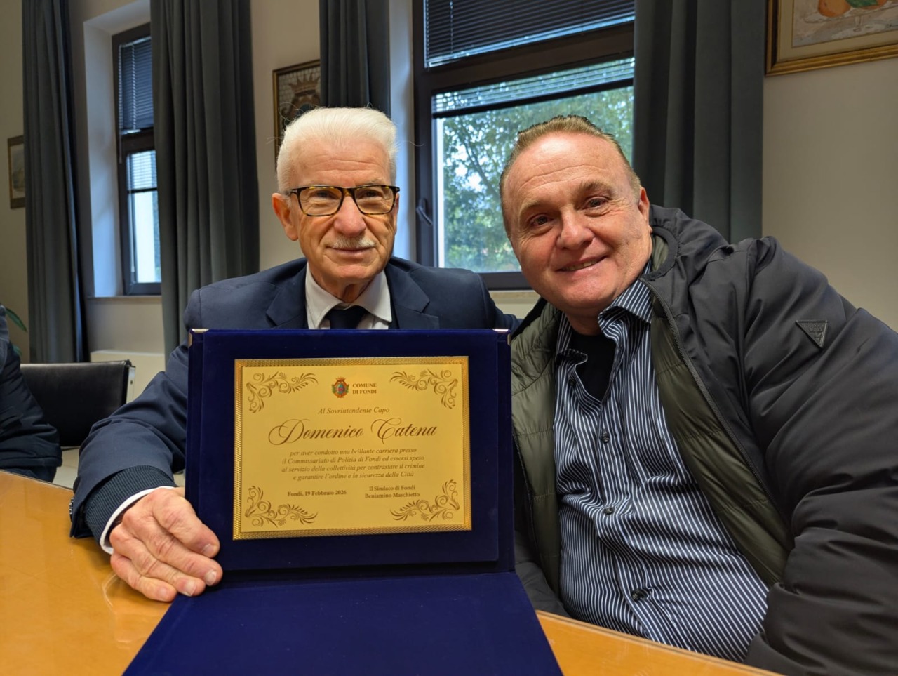 Domenico Catena: 41 anni di servizio nella Polizia di Stato