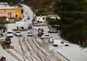 Grandinata straordinaria colpisce Sezze e Borgo Faiti