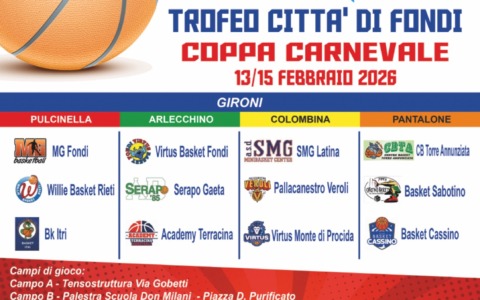 Inizia la Coppa Carnevale a Fondi