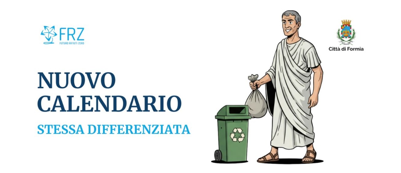 La raccolta differenziata di Formia raggiunge il 77% grazie al nuovo calendario