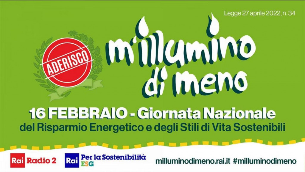 Ritorna “M’illumino di Meno” nel 2026