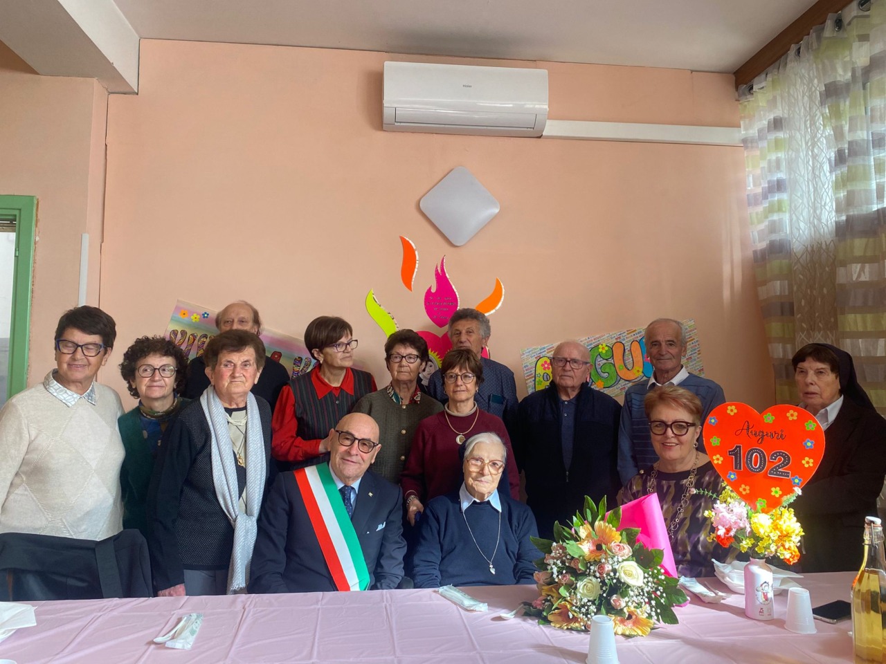 Suor Ginetta Pannunzio festeggia 102 anni al Preziosissimo Sangue