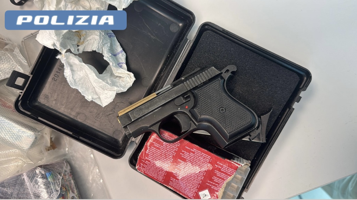 Arrestati due individui con pistola e oltre tre chili di droga ad Aprilia