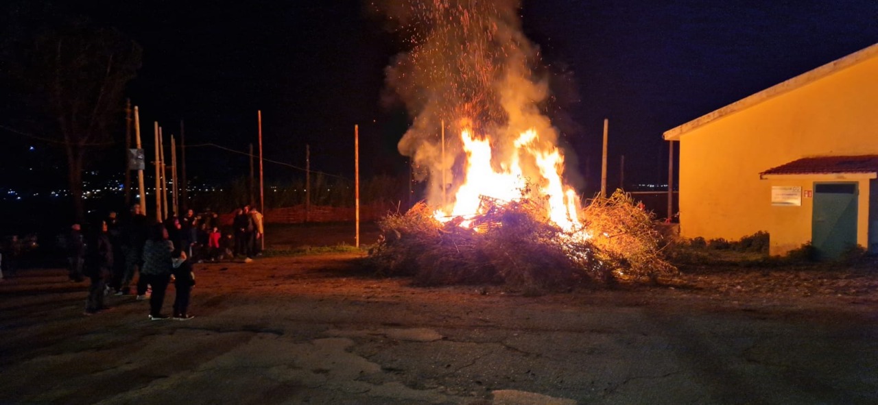 Celebrazioni del Falò di San Giuseppe a San Silviano