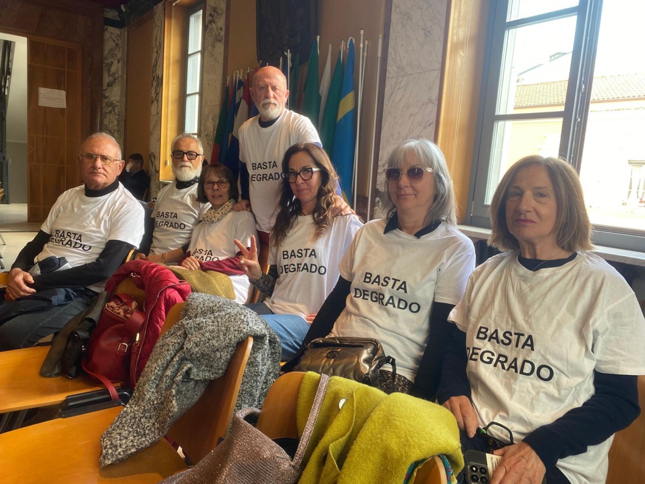 Delegazione del Comitato Don Morosini al Consiglio Comunale