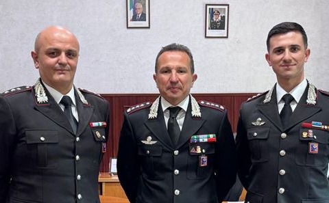 Due Ufficiali del Comando Provinciale Carabinieri promossi al grado di Capitano