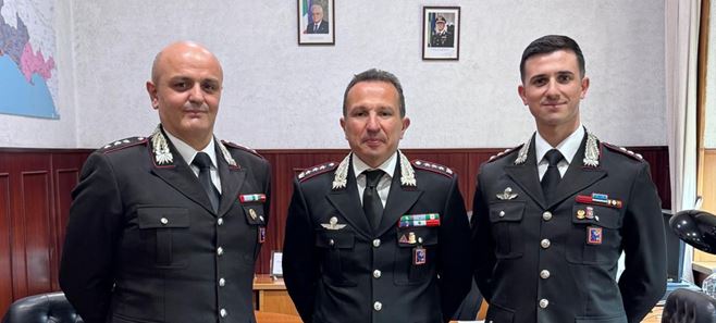 Due Ufficiali del Comando Provinciale Carabinieri promossi al grado di Capitano