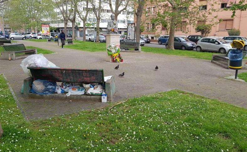 Identificazione e allontanamento di senza fissa dimora in via Don Morosini