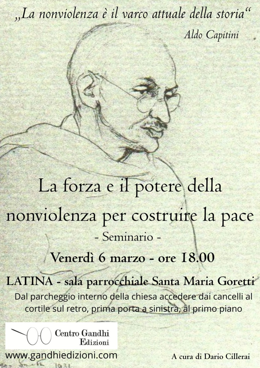Nonviolenza e pace al centro di un incontro pubblico