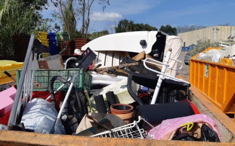 Rifiuti ingombranti: il bilancio dell’isola ecologica